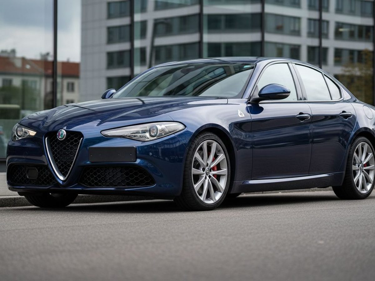 Alfa Romeo Giulia 2016+ — używany sedan premium w ujęciu 3/4