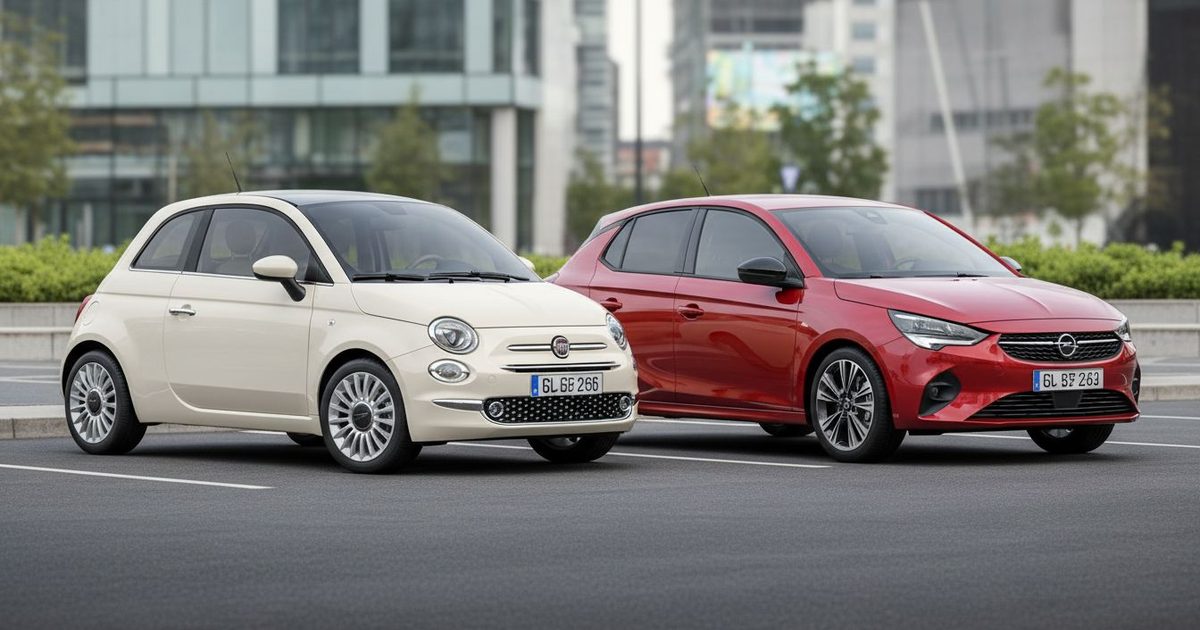 Fiat 500 vs Opel Corsa F — co wybrać? — używany kompakt