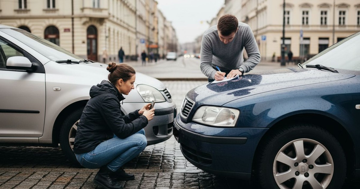 Likwidacja szkody komunikacyjnej — instrukcja krok po kroku — używany kompakt