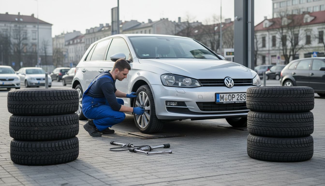 Wymiana opon — kiedy zima, kiedy lato (przepisy 2026) — używany kompakt