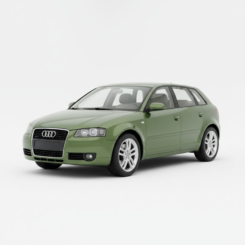 Audi A3 8P 2007 — widok boczny