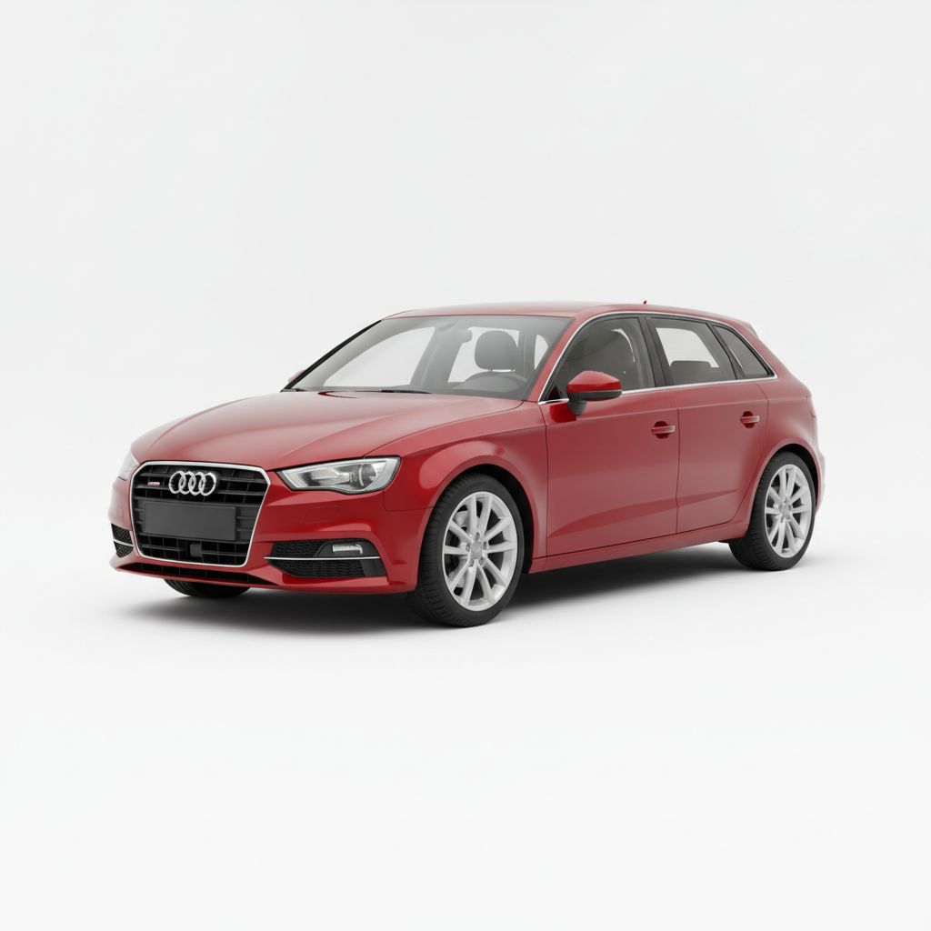 Audi A3 8V 2017 — widok boczny