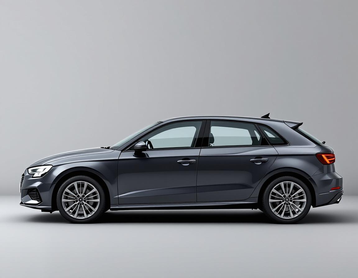 Audi A3 8Y 2020 — widok boczny