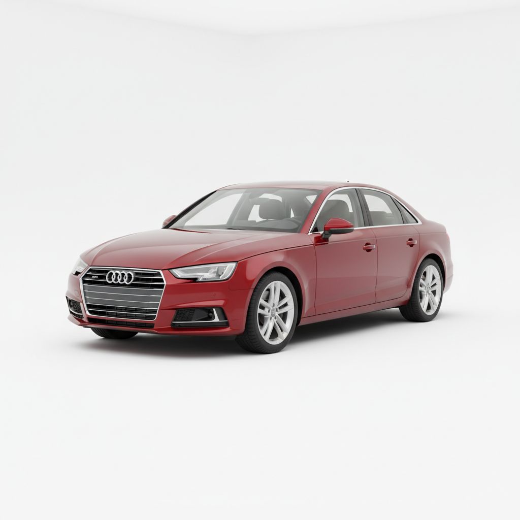 Audi A4 B9 2017 — widok boczny