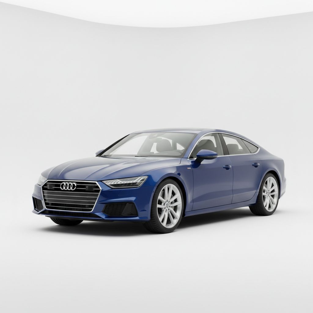 Audi A7 4K 2018 — widok boczny