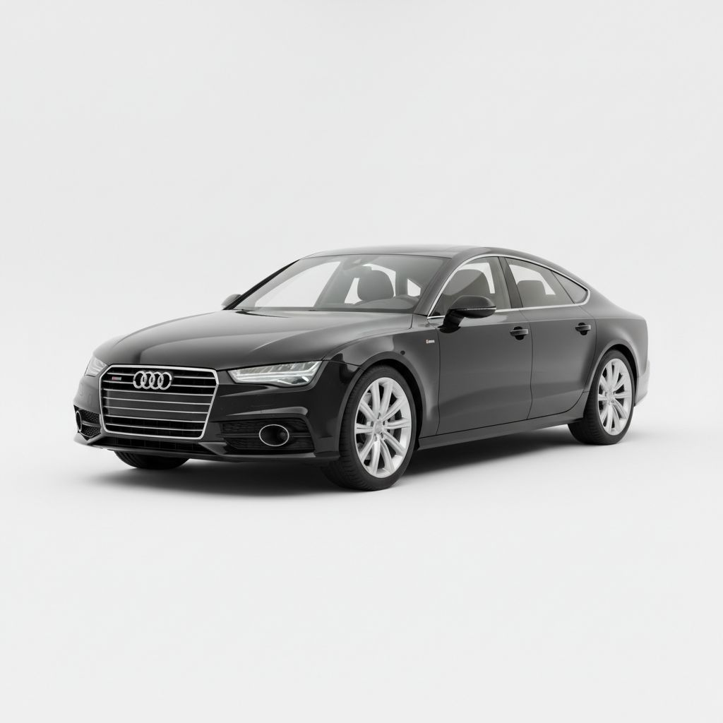 Audi A7 4K 2018 — widok boczny