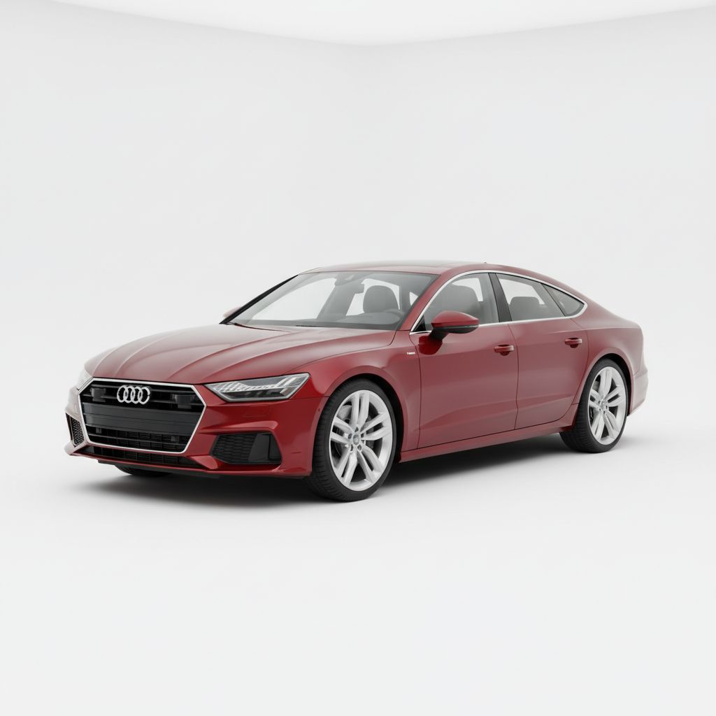 Audi A7 4K 2018 — widok boczny