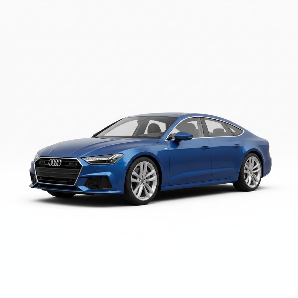 Audi A7 4K 2018 — widok boczny