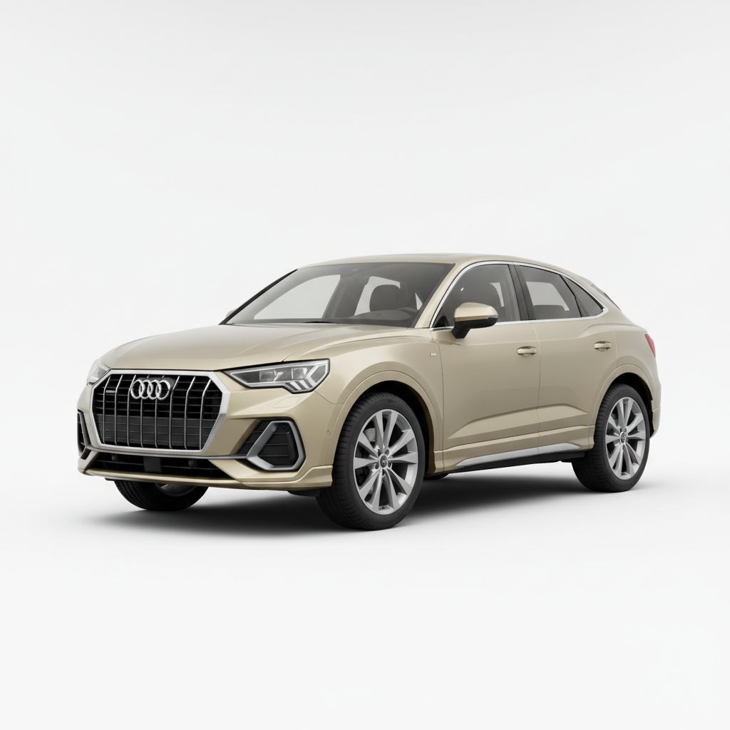Audi Q3 Sportback F3 2020 — widok boczny