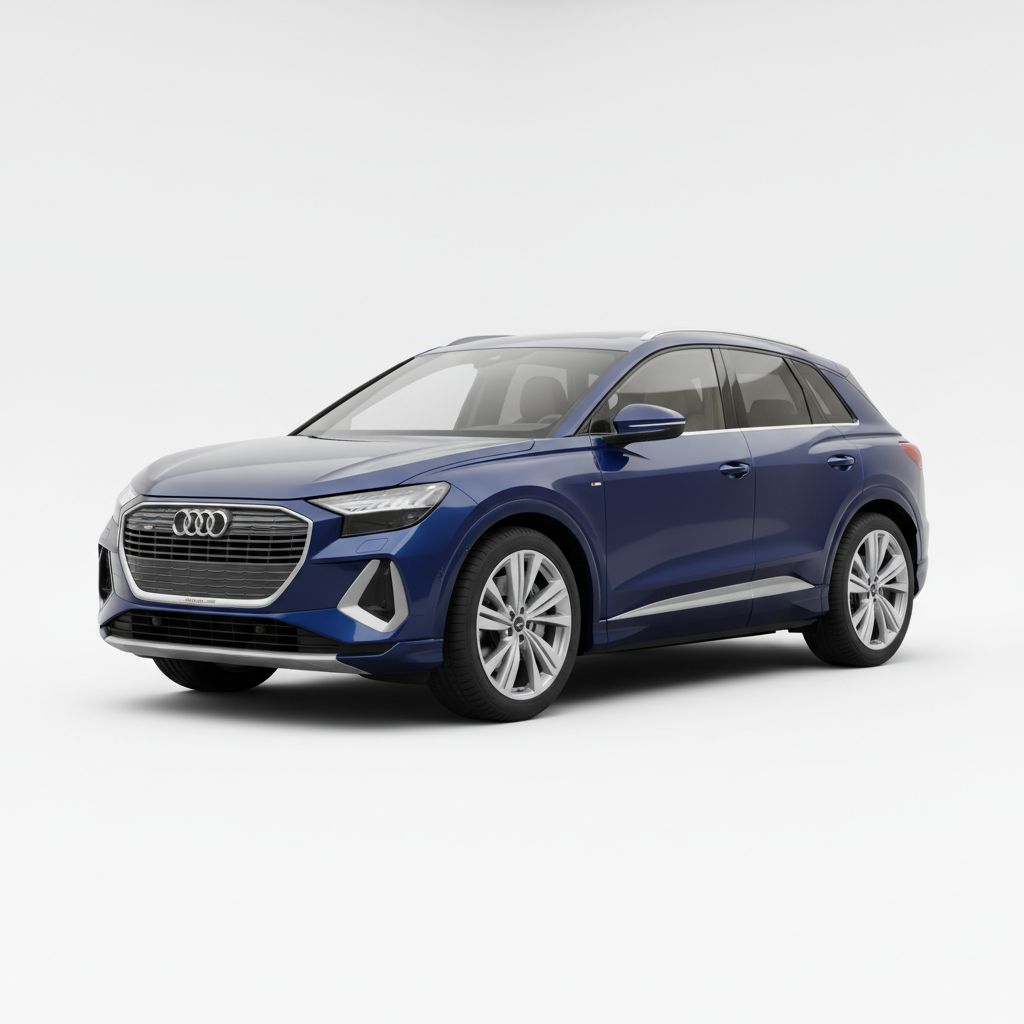 Audi Q4 e-tron F4 2021 — widok boczny