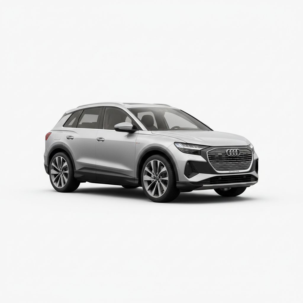 Audi Q4 e-tron F4 2021 — widok boczny