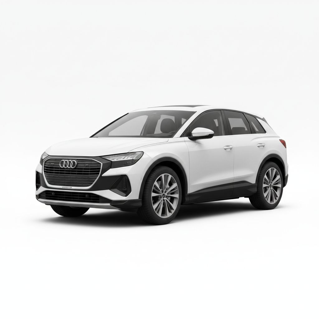 Audi Q4 e-tron F4 2021 — widok boczny
