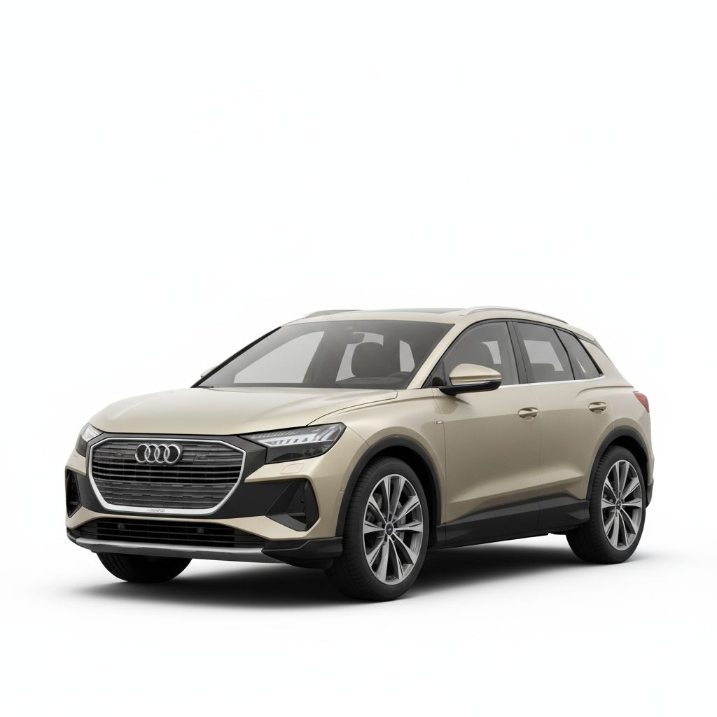 Audi Q4 e-tron F4 2021 — widok boczny