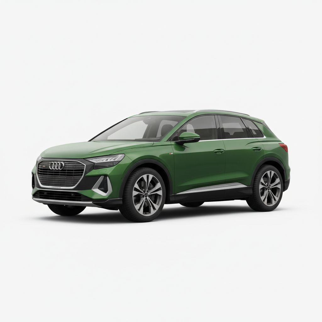 Audi Q4 e-tron F4 2021 — widok boczny