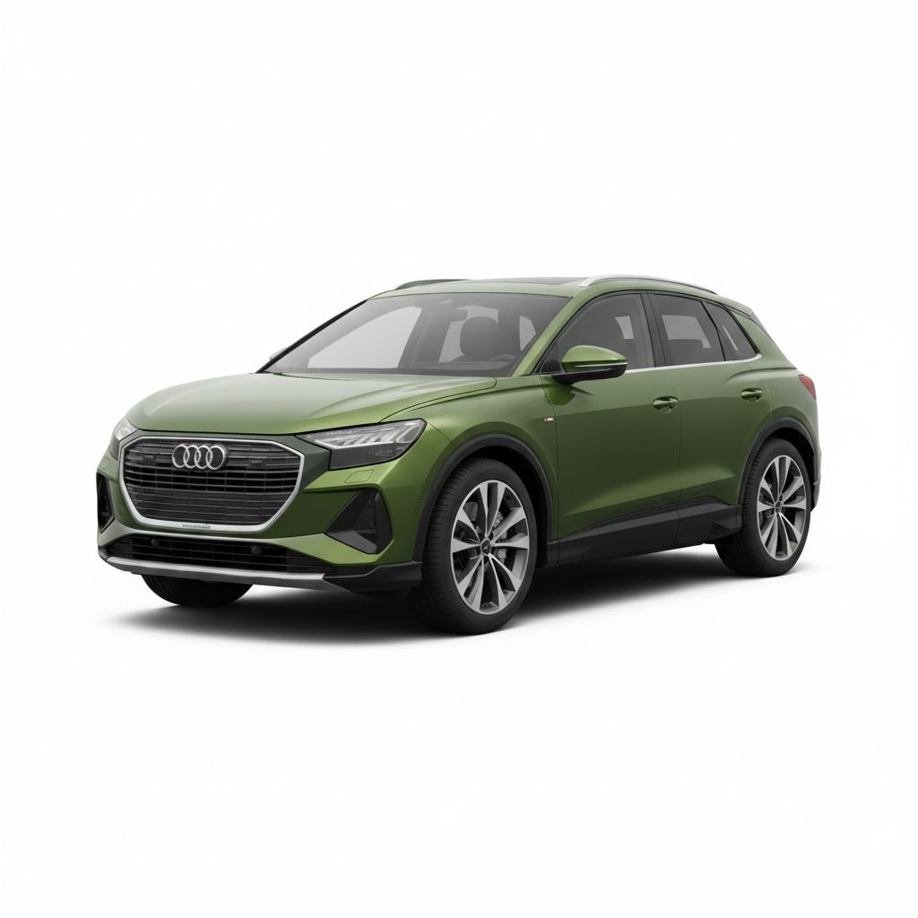 Audi Q4 e-tron F4 2021 — widok boczny