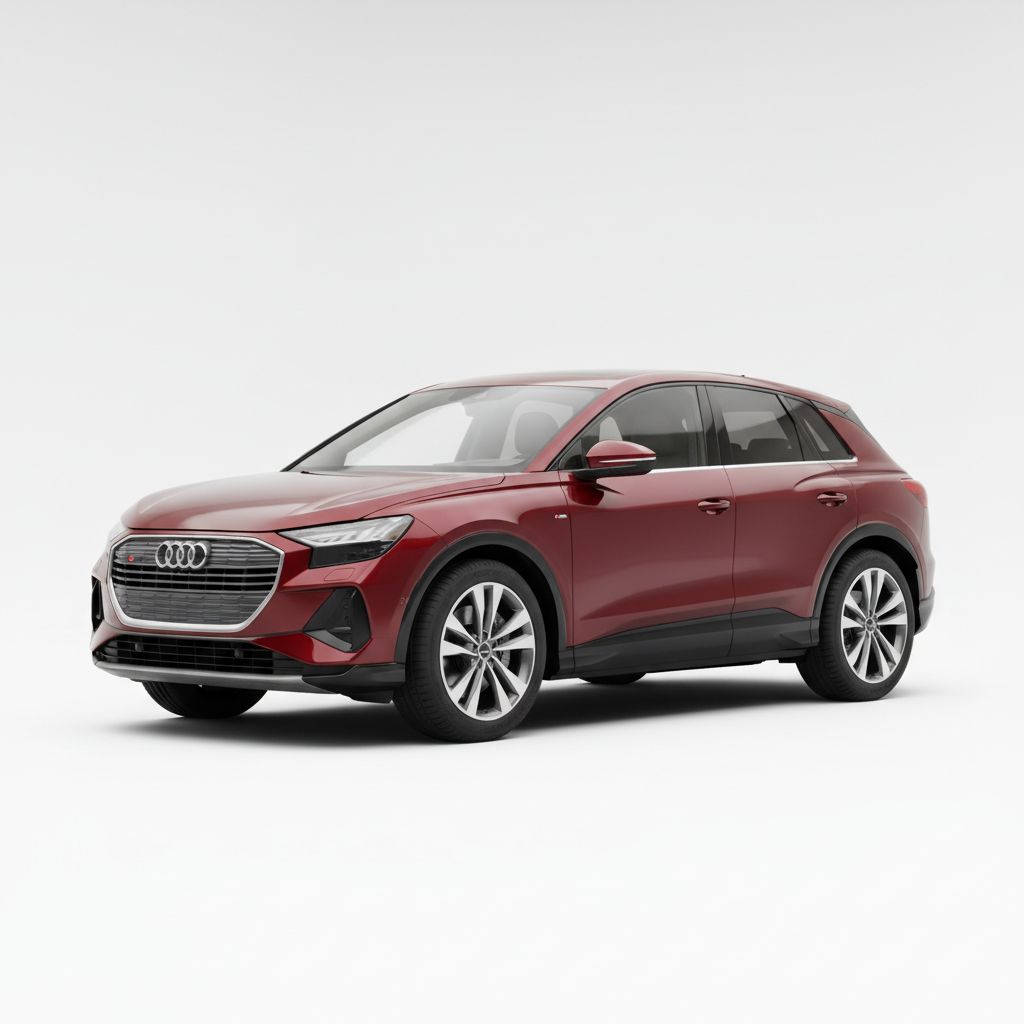 Audi Q4 e-tron F4 2021 — widok boczny
