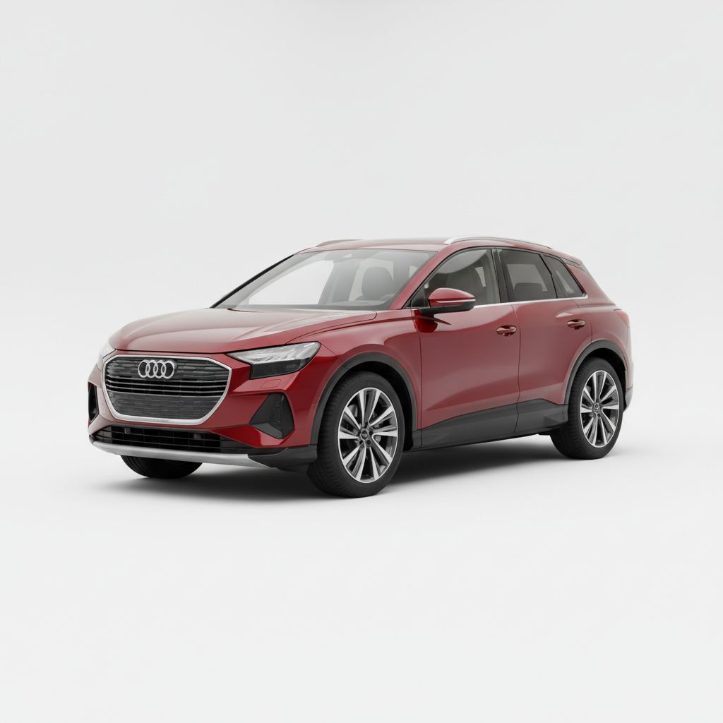 Audi Q4 e-tron F4 2021 — widok boczny
