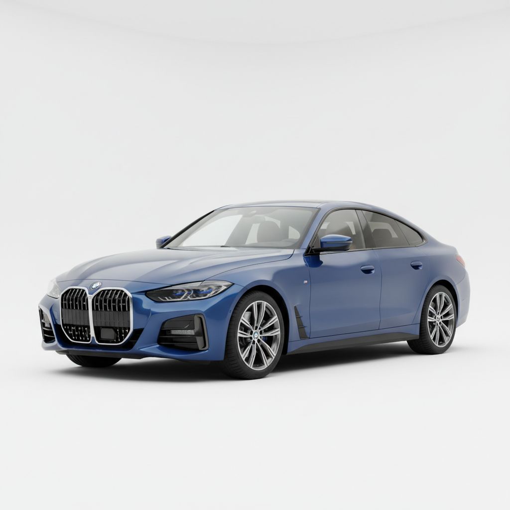 BMW Seria 4 Gran Coupe G26 2021 — widok boczny
