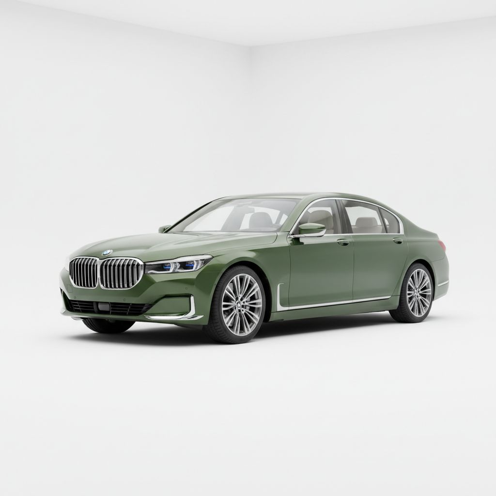 BMW Seria 7 G70 2022 — widok boczny