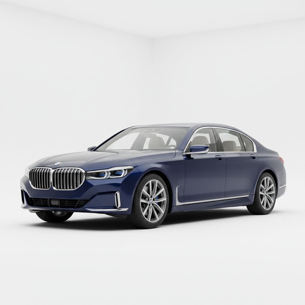BMW Seria 7 G70 2022 — widok boczny