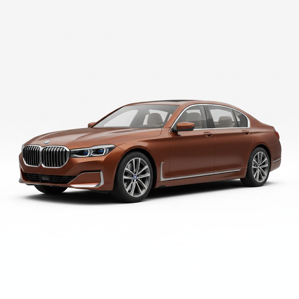 BMW Seria 7 G70 2022 — widok boczny