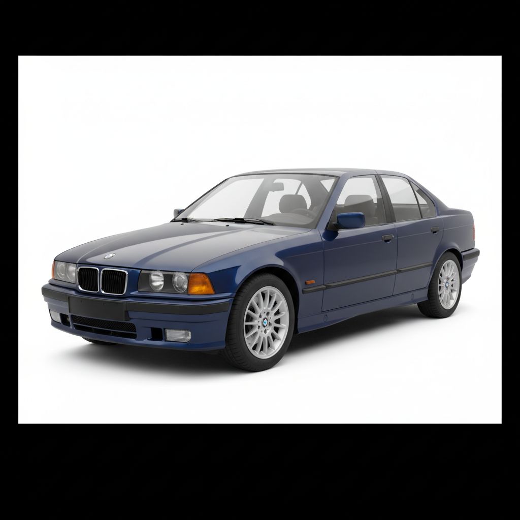 BMW Seria 3 E36 1997 — widok boczny