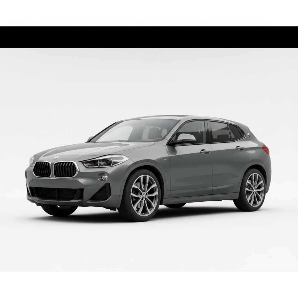 BMW X2 U10 2023 — widok boczny