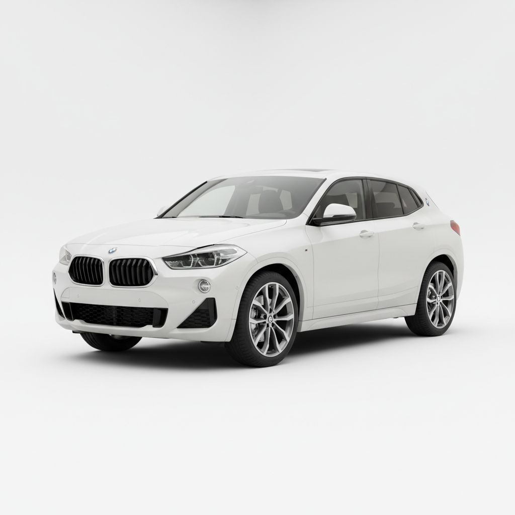 BMW X2 U10 2023 — widok boczny