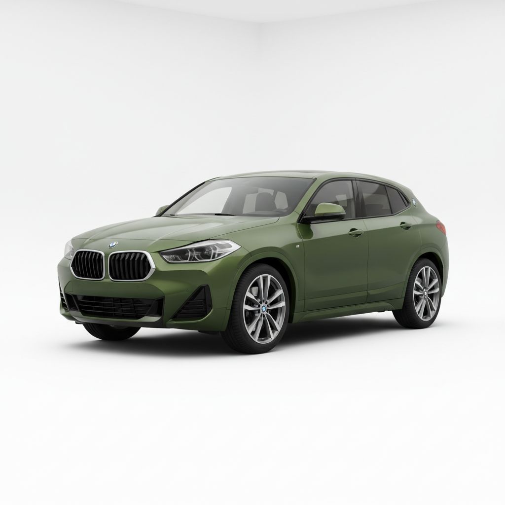 BMW X2 U10 2023 — widok boczny
