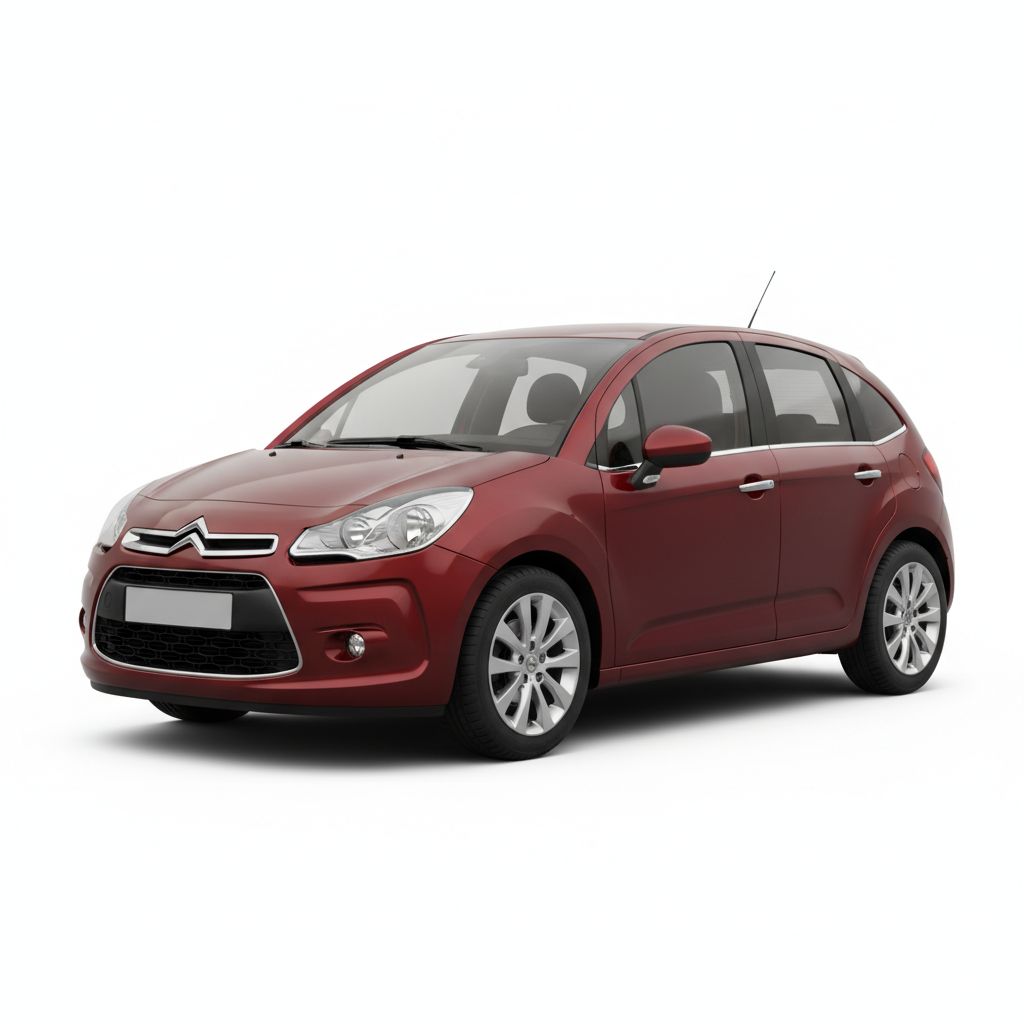 Citroën C3 II Mk2 2014 — widok boczny