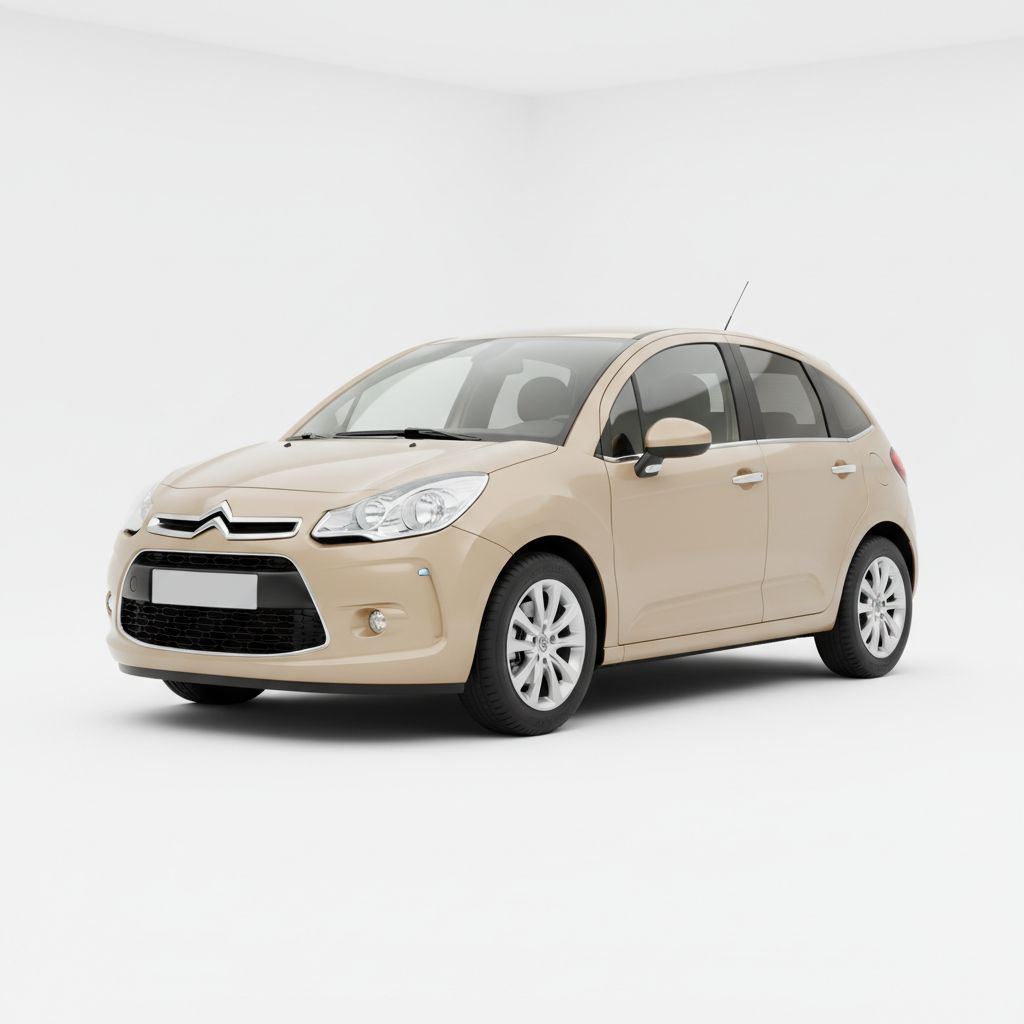 Citroën C3 II Mk2 2009 — widok boczny