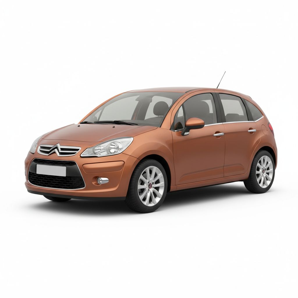 Citroën C3 II Mk2 2009 — widok boczny