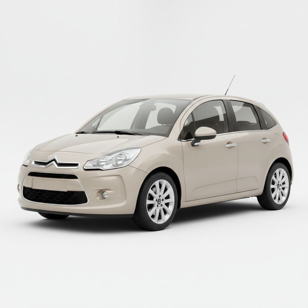 Citroën C3 II Mk2 2009 — widok boczny