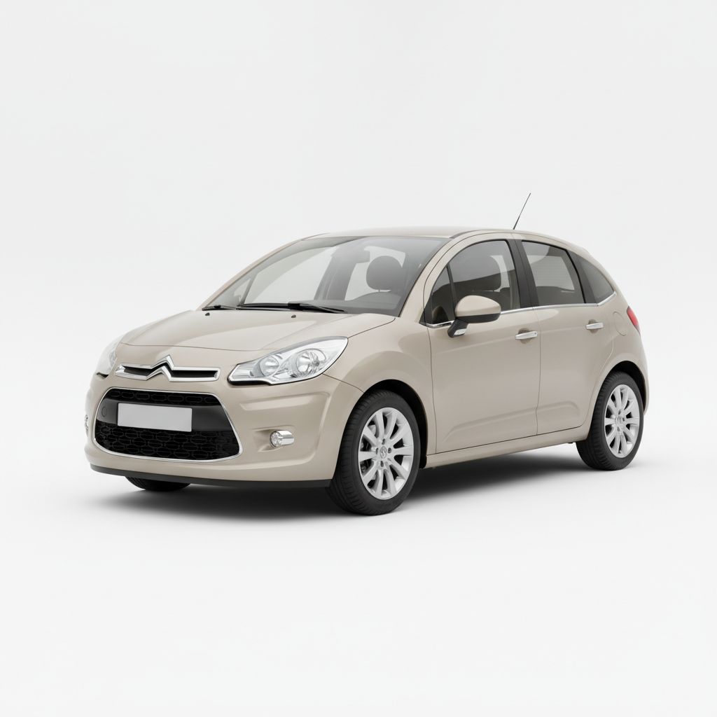 Citroën C3 II Mk2 2009 — widok boczny