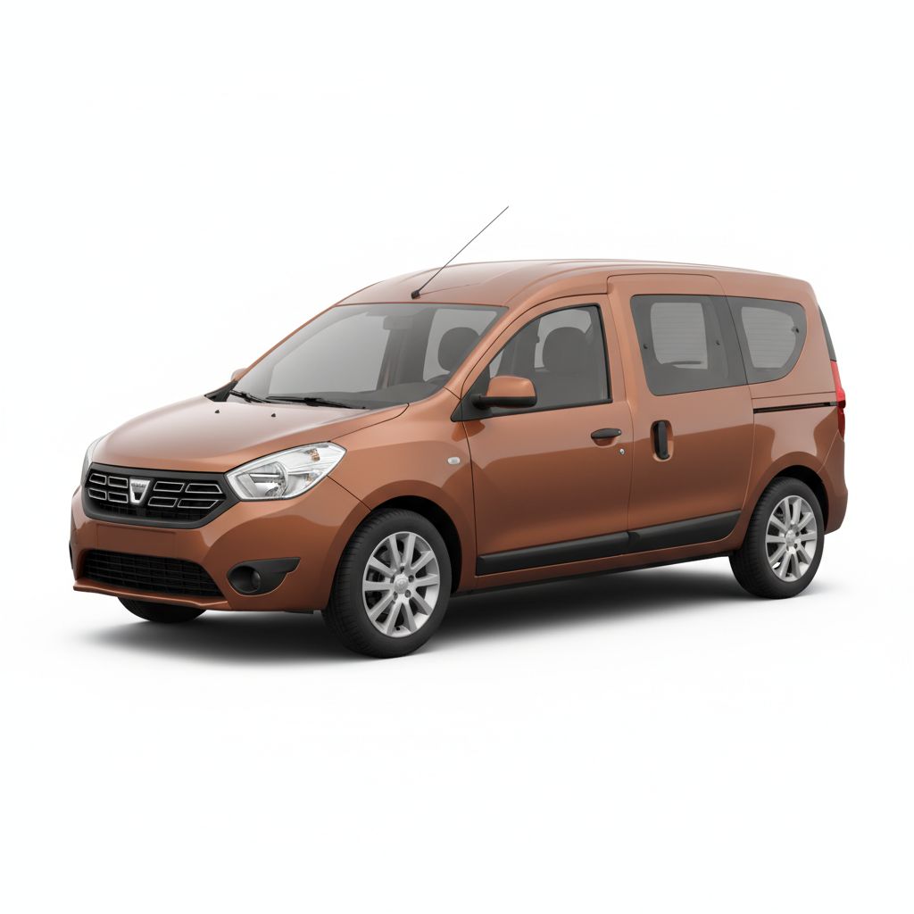 Dacia Dokker Mk1 2012 — widok boczny