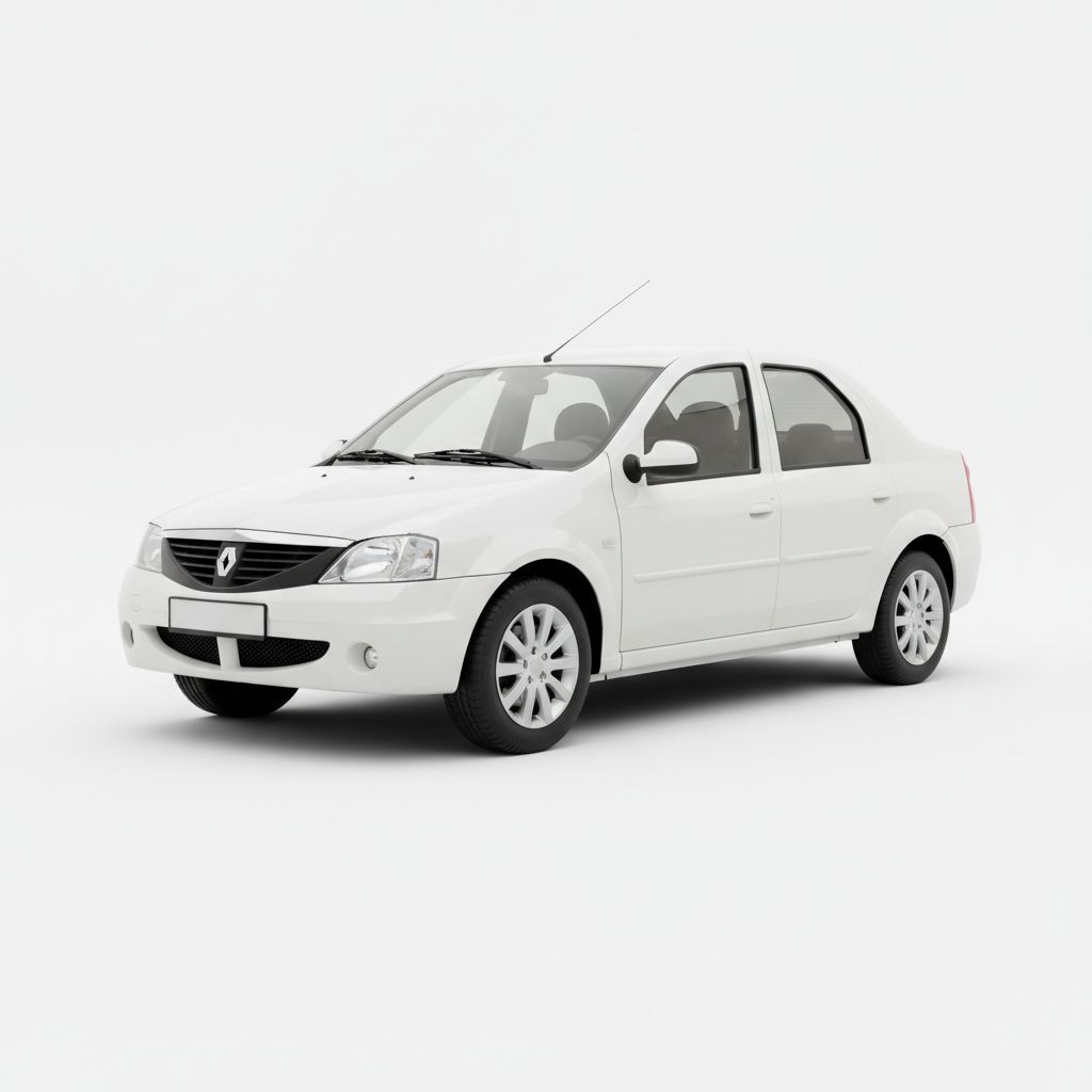 Dacia Logan I 2004 — widok boczny
