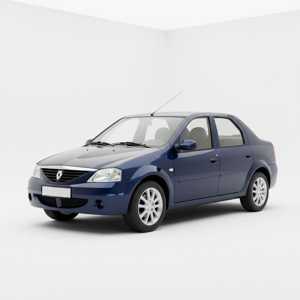Dacia Logan I 2004 — widok boczny