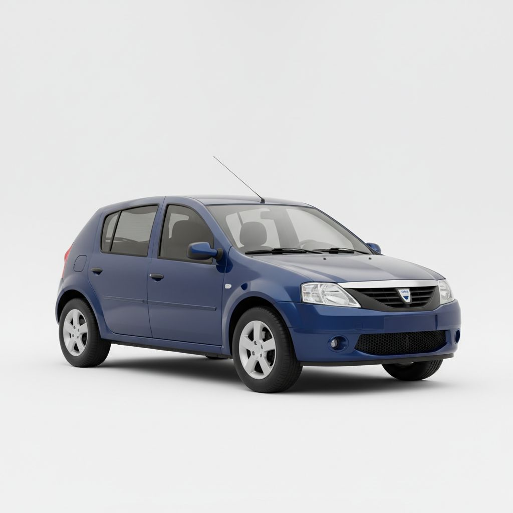 Dacia Sandero I 2008 — widok boczny