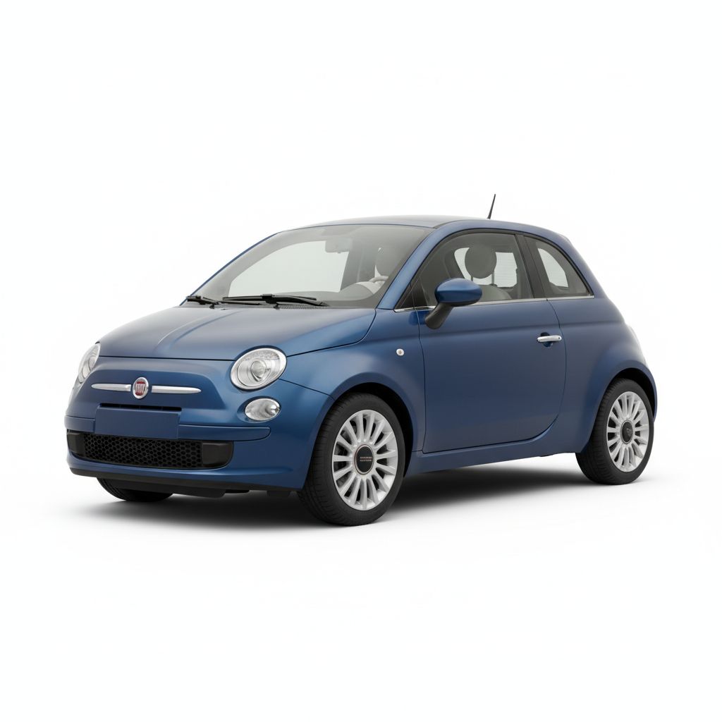 Fiat 500 312 2007 — widok boczny
