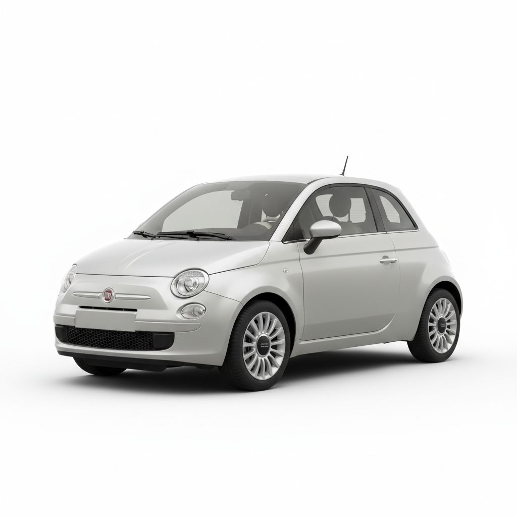 Fiat 500 312 2007 — widok boczny