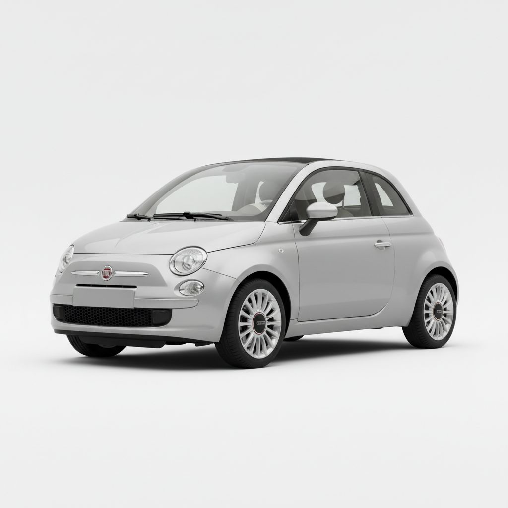 Fiat 500C 312 2009 — widok boczny