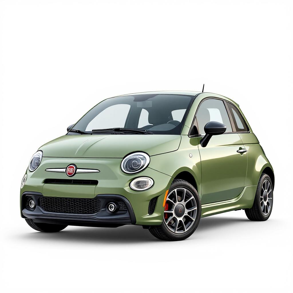 Fiat 500e Mk1 2026 — widok boczny