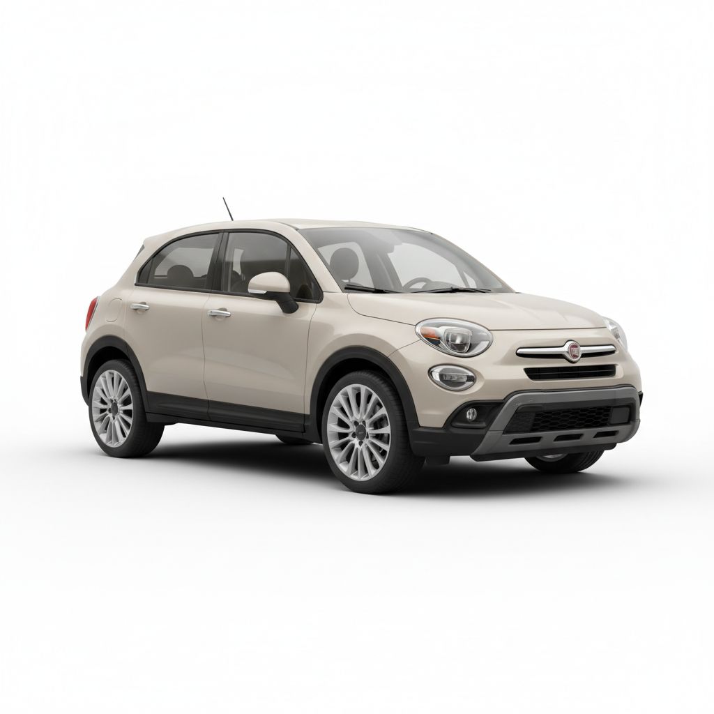Fiat 500X Mk1 2014 — widok boczny