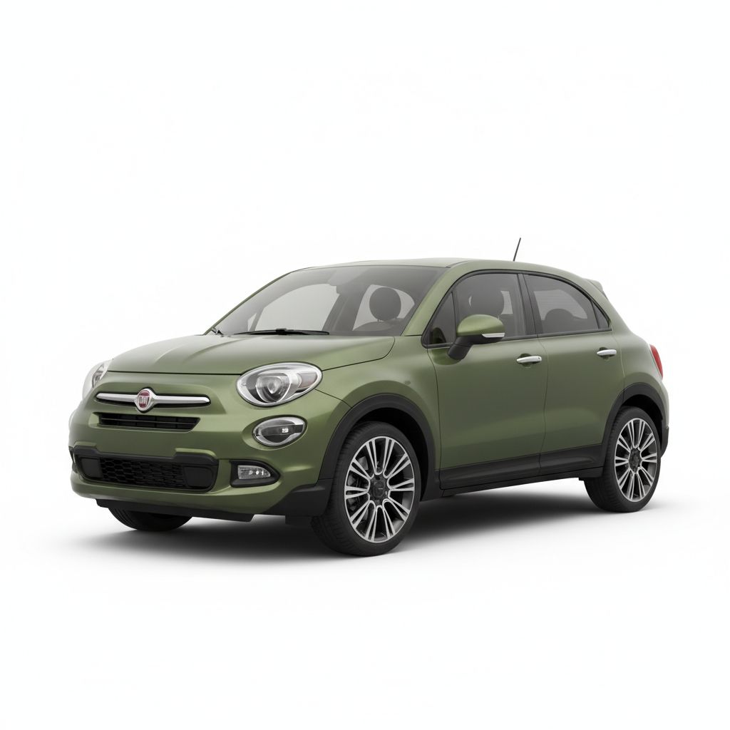 Fiat 500X Mk1 2014 — widok boczny