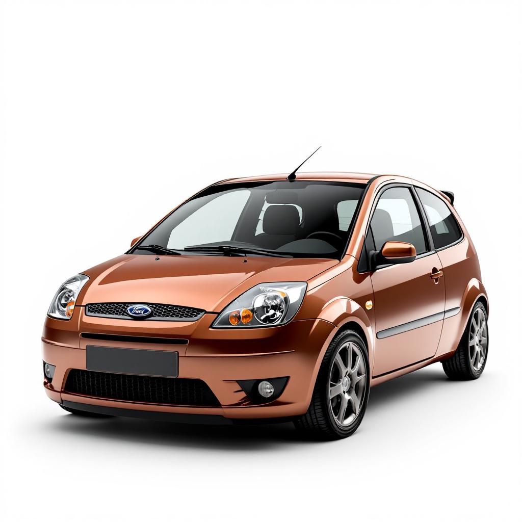 Ford Fiesta Mk7 2012 — widok boczny