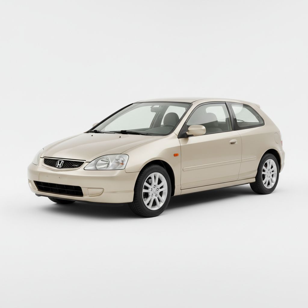 Honda Civic VII (EU) 2001 — widok boczny