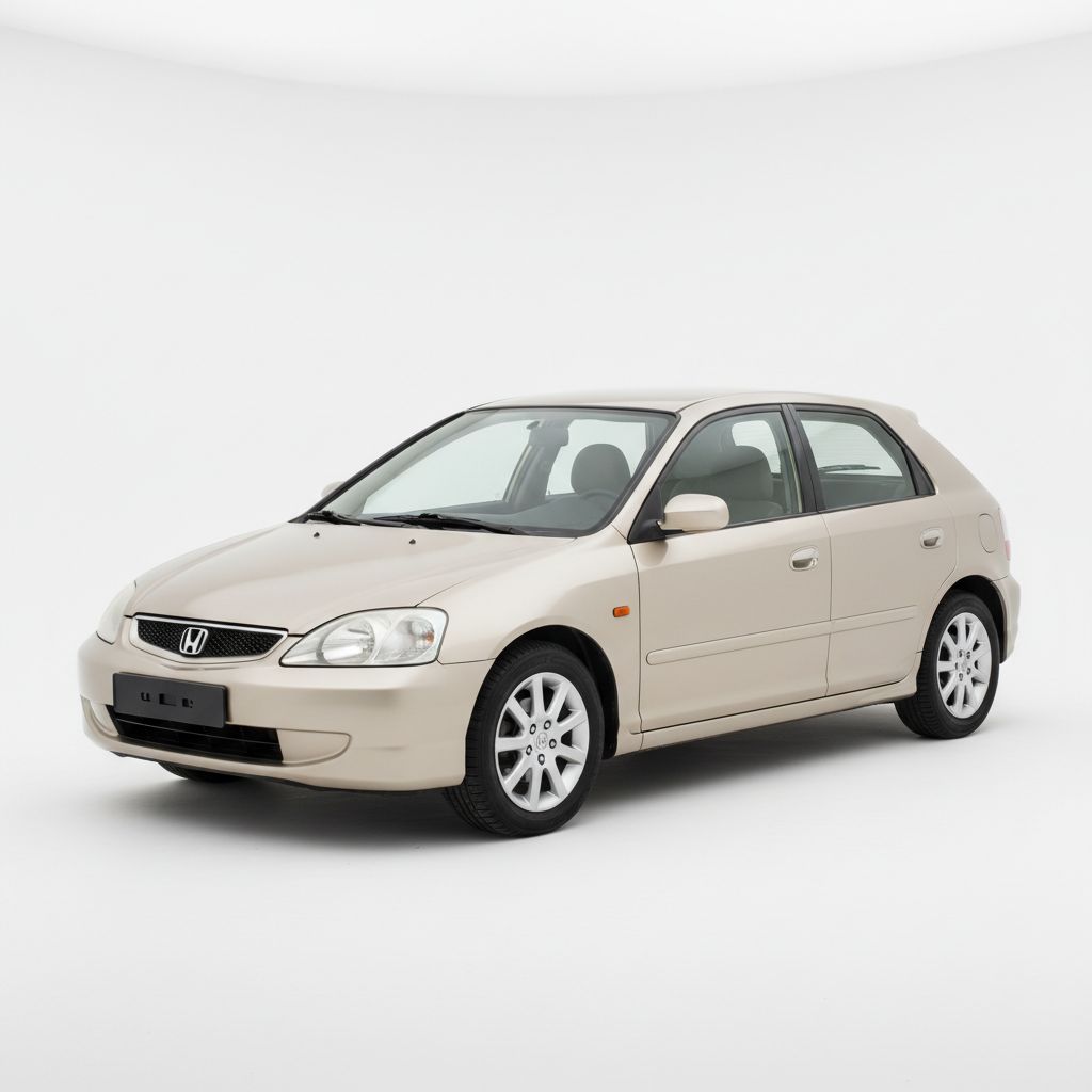 Honda Civic VII (EU) 2001 — widok boczny