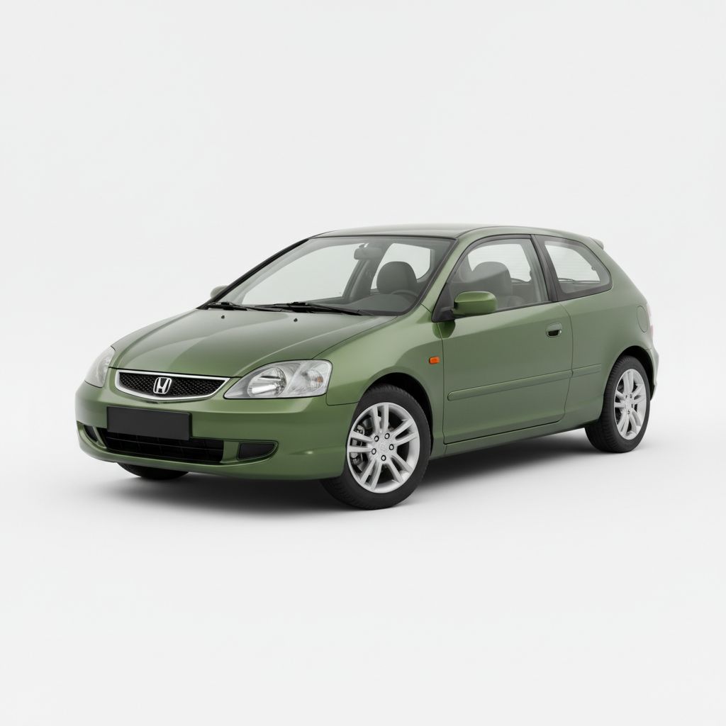 Honda Civic VII (EU) 2001 — widok boczny