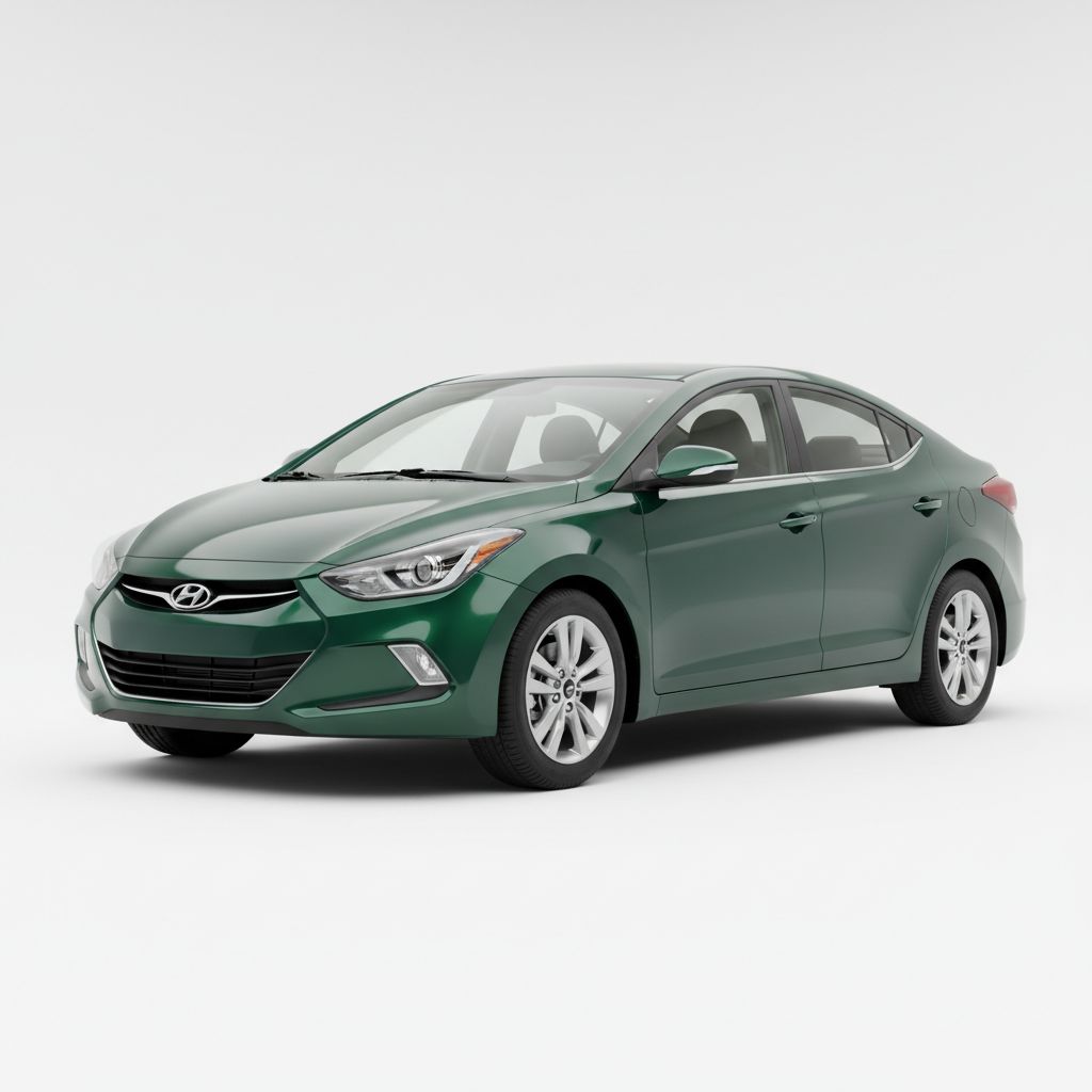 Hyundai Elantra AD 2016 — widok boczny