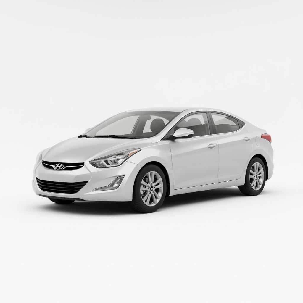 Hyundai Elantra AD 2016 — widok boczny